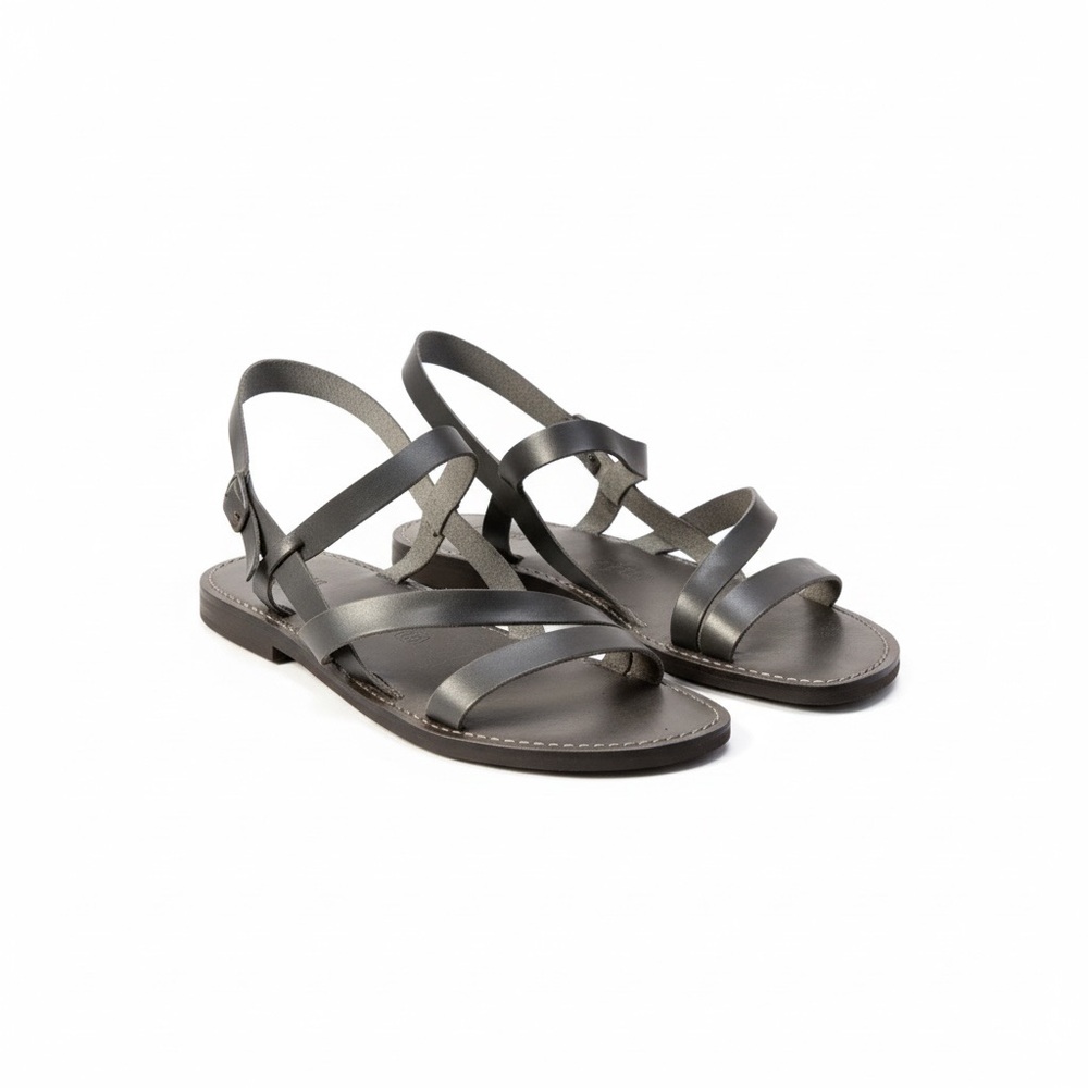 These Shoes Are A.OK Mens Leather Gladiator Sandals Made in Italy Brown EU 43 10